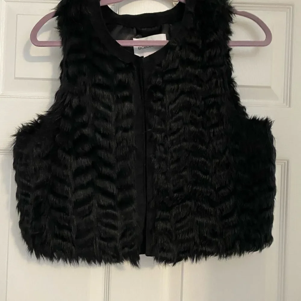 BCBGeneration fur vest